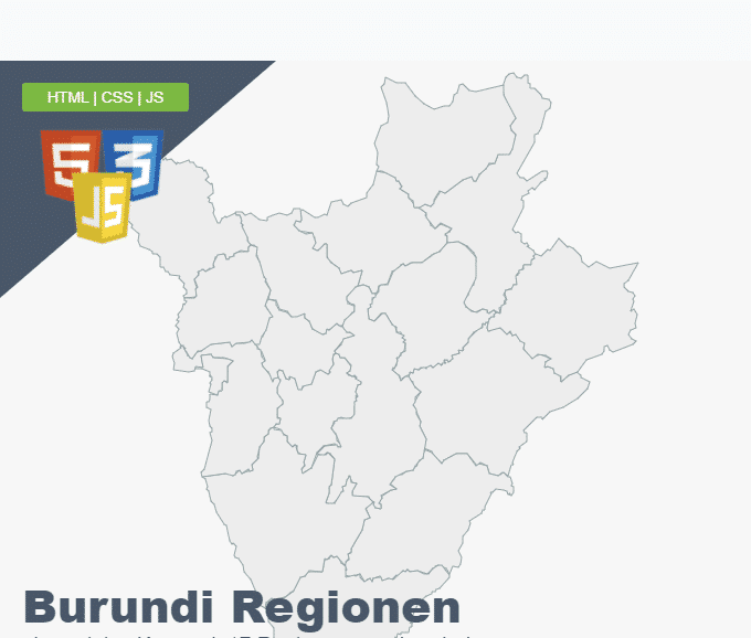 Burundi Regionen