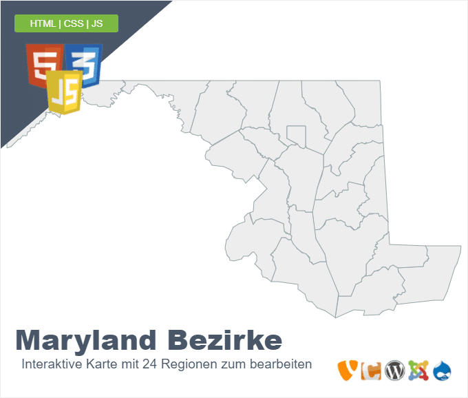 Maryland Bezirke