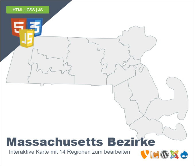 Massachusetts Bezirke