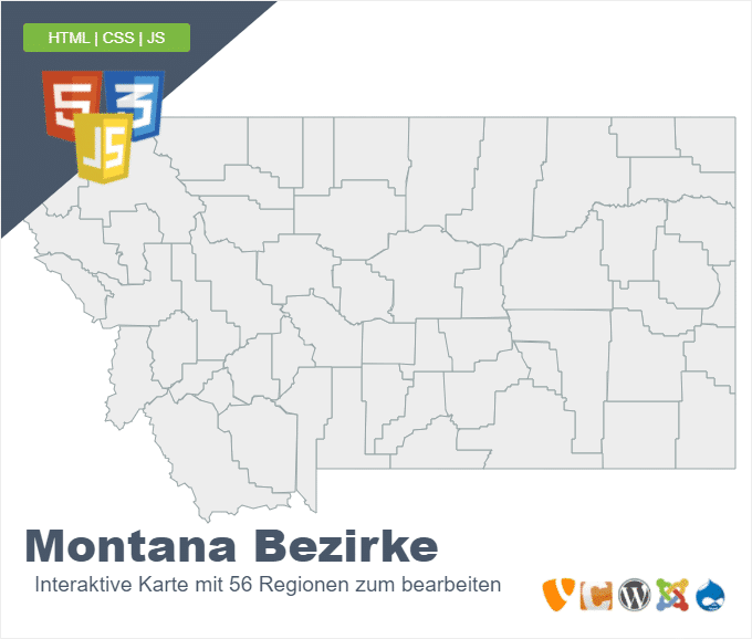 Montana Bezirke