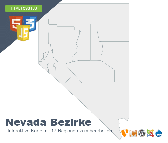 Nevada Bezirke