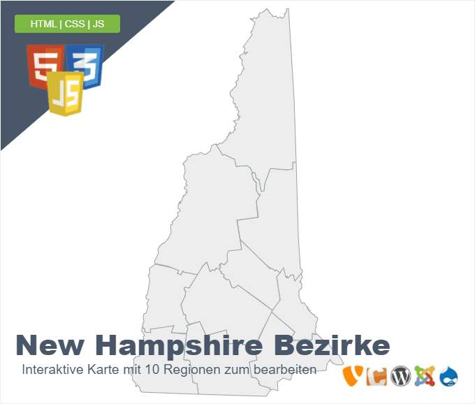 New Hampshire Bezirke