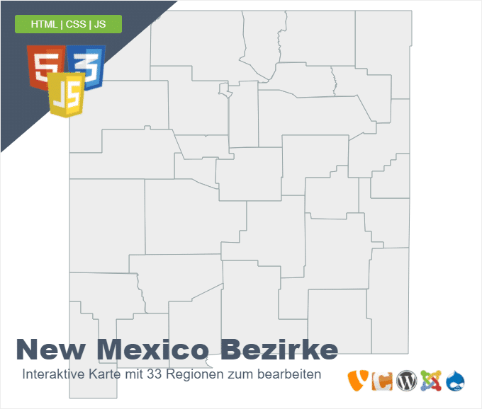 New Mexico Bezirke