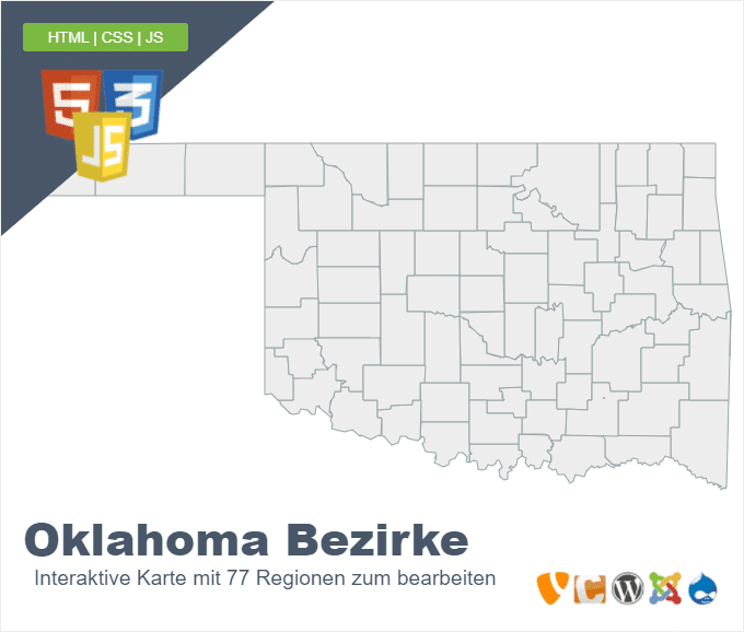 Oklahoma Bezirke