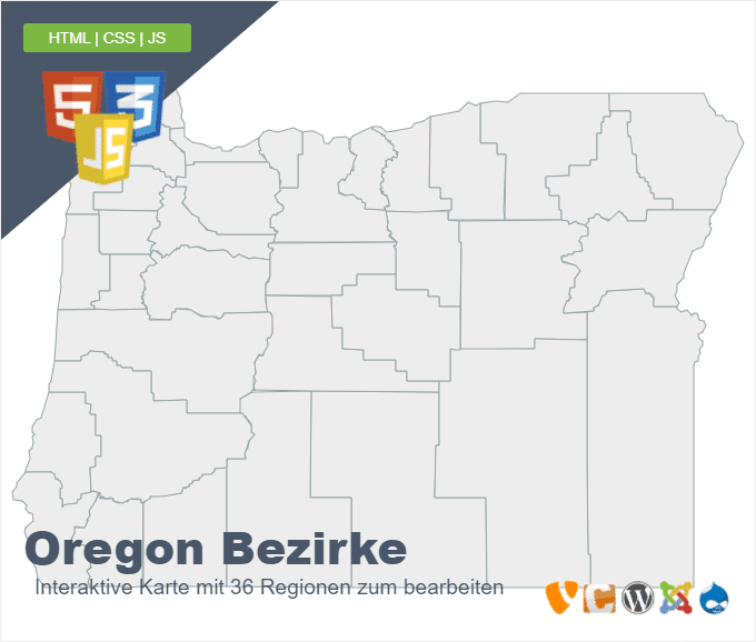 Oregon Bezirke