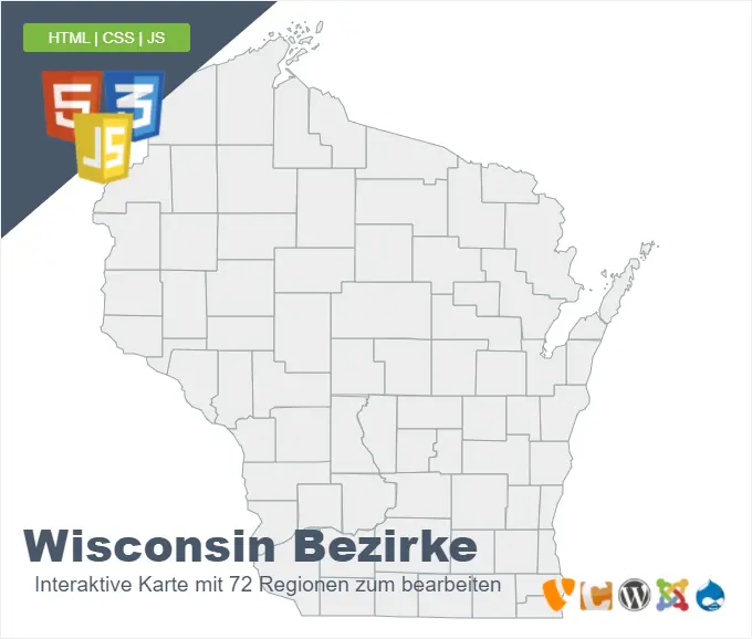 Wisconsin Bezirke