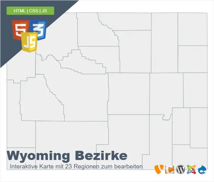 Wyoming Bezirke